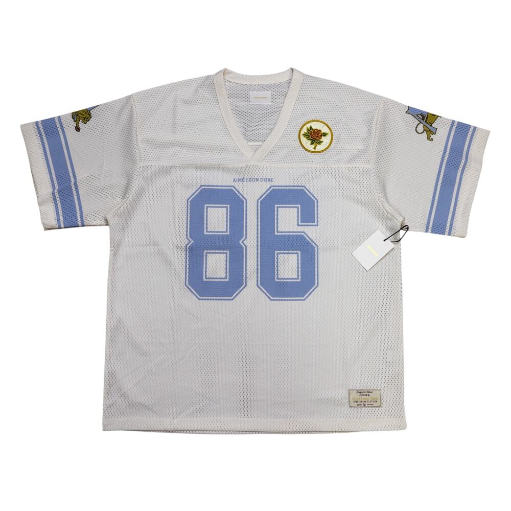 Aime Leon Dore Team Football Jersey Cream Size M